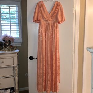 Maternity maxi dress
